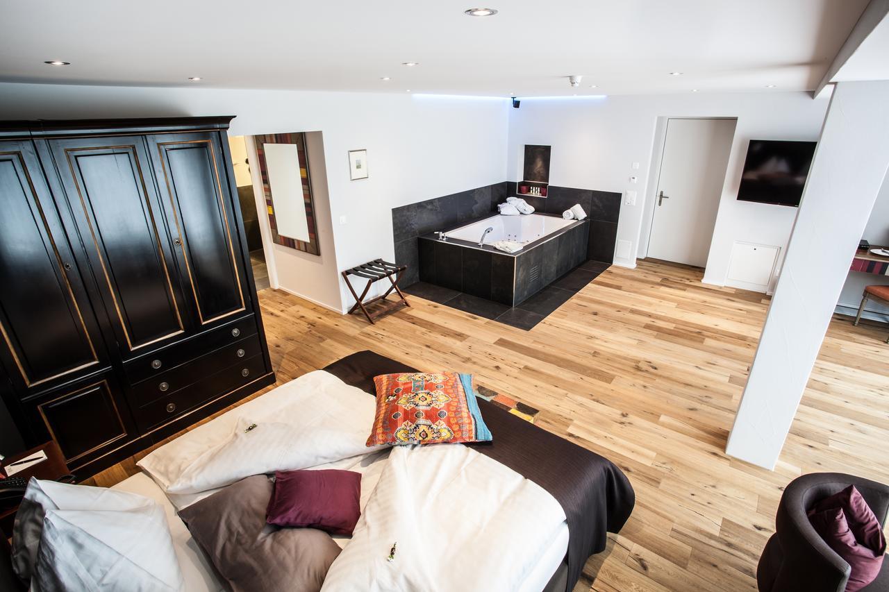 Hotel Riviera Loft Weggis Kültér fotó